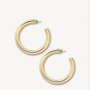 Machete 2" Perfect Hoops in Gold